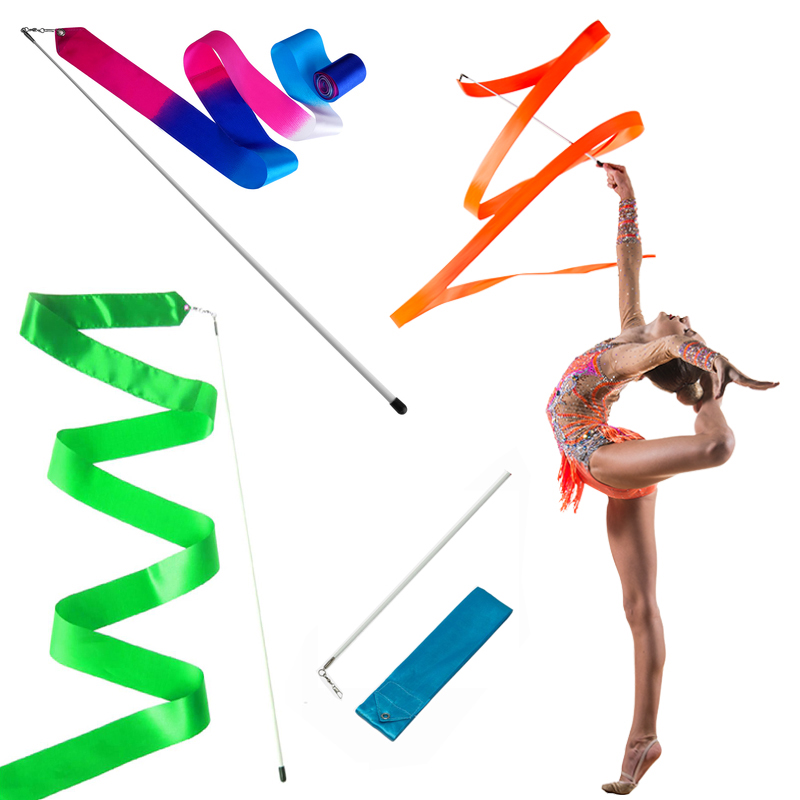 Colorful Gym Ribbon KP- 0711 Gymnastics Ribbon Rhythmic Gymnastics ...