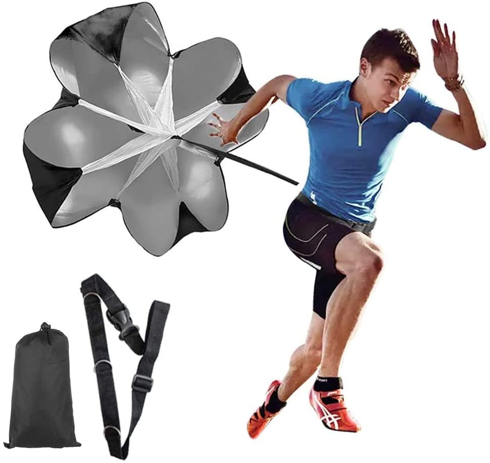 KUYOU Running Speed Training Parachute - 56-Inch Resistance Chute For Athletic Explosive Power Training