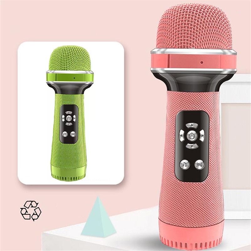 Portable Wireless Karaoke Microphone Mini Bluetooth Handheld Microphone ...