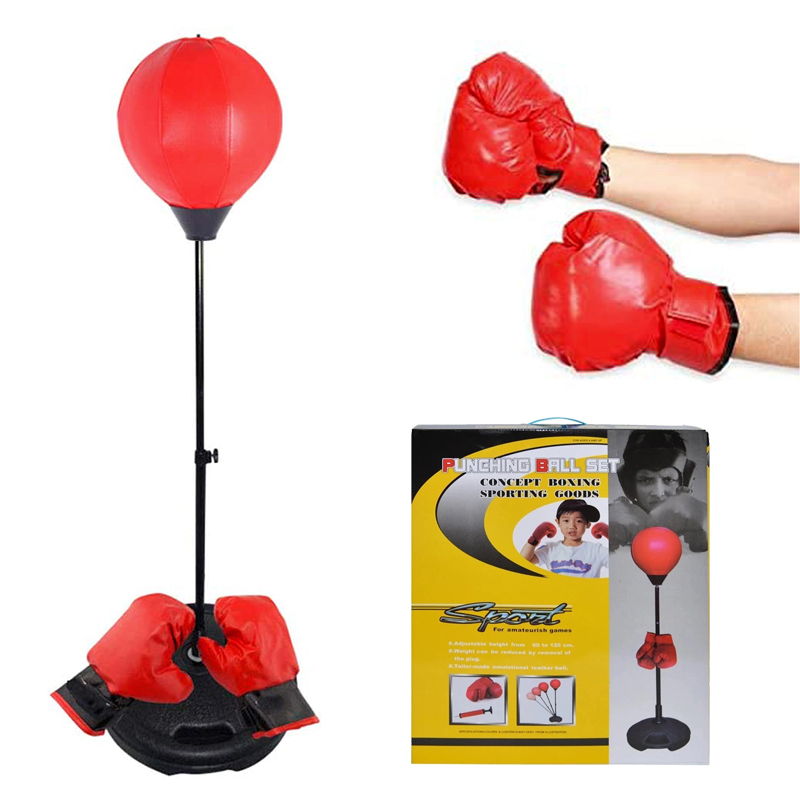 Puching Ball Set, Boxing Set with Gloves and Pumps, Boxing Ball for ...