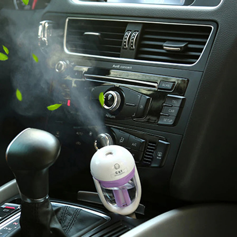 Car Aroma Diffuser Humidifier - Portable Mini Car Aromatherapy Humidifier  Air Diffuser Purifier essential oil diffuser 12V