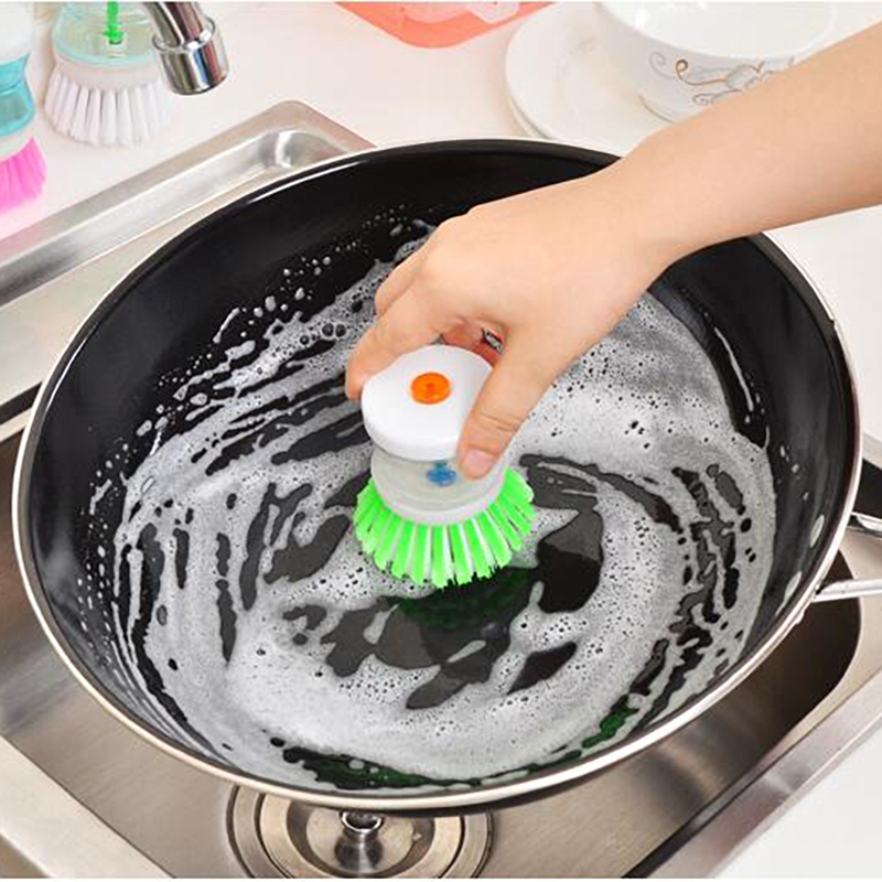 Liquid-adding Pot Washing Brush, Press-type Automatic Liquid-adding Dish  Washing Brush, Household Cleaning Pot Brush, Stove Brush, Kitchen Stuff, Kitchen  Accessories, Kitchen Appliances, Kitchen Gadgets, Kitchen Stuff, Kitchen  Utensils - Temu