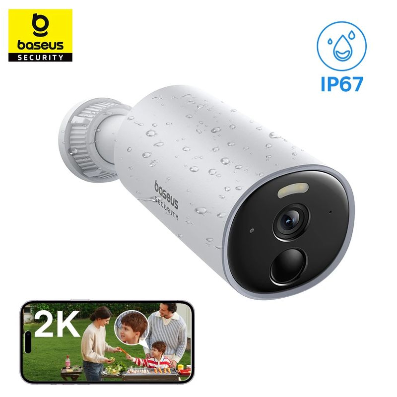 Baseus Security B1 Video Surveillance Camera Outdoor Camera 2K Outdoor ...
