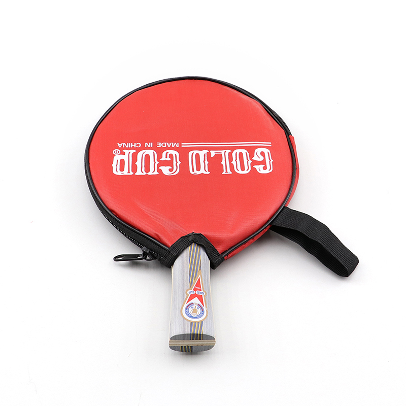 Single Sided Gold Cup Tennis Racket Table Tennis Racket in Black Red ...