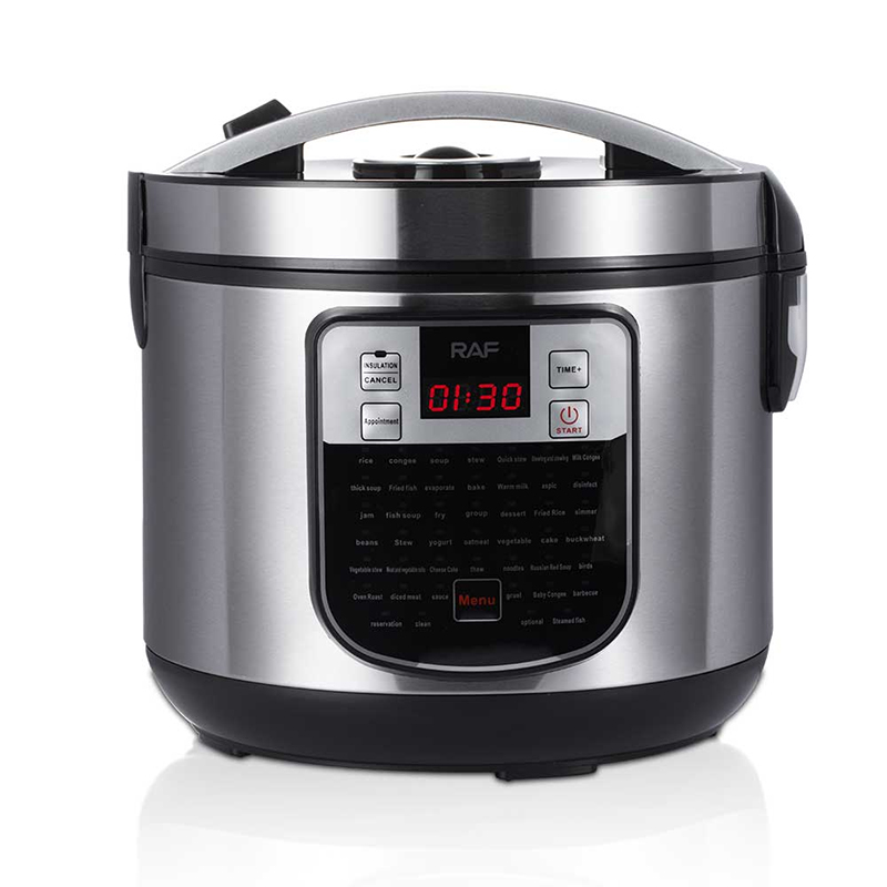 RAF R.0111 5L Digital Display Electric Fryer Cooker Steamer ...