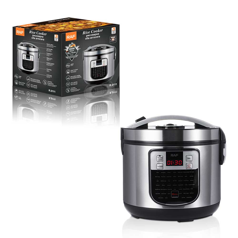 RAF R.0111 5L Digital Display Electric Fryer Cooker Steamer ...