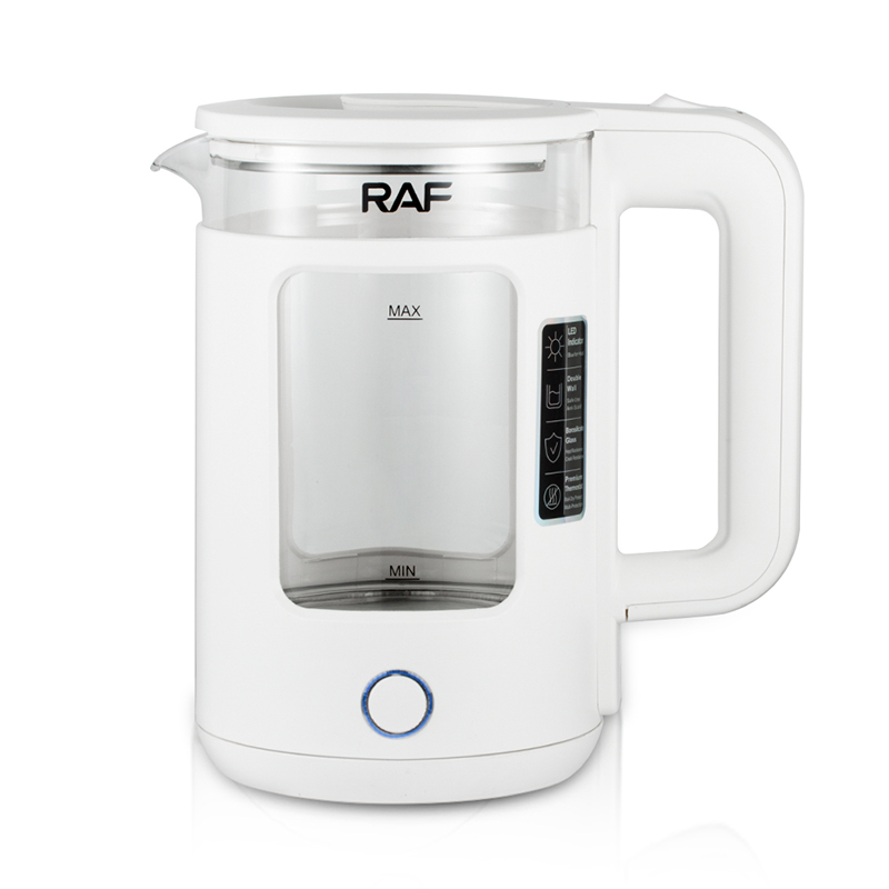 RAF 2000W Plastik Şüşə Elektrik Çaydanı Ağ Qara Reng Seçimi İlə BPA-sız ...