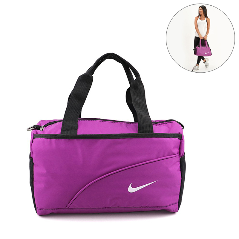 purple nike holdall