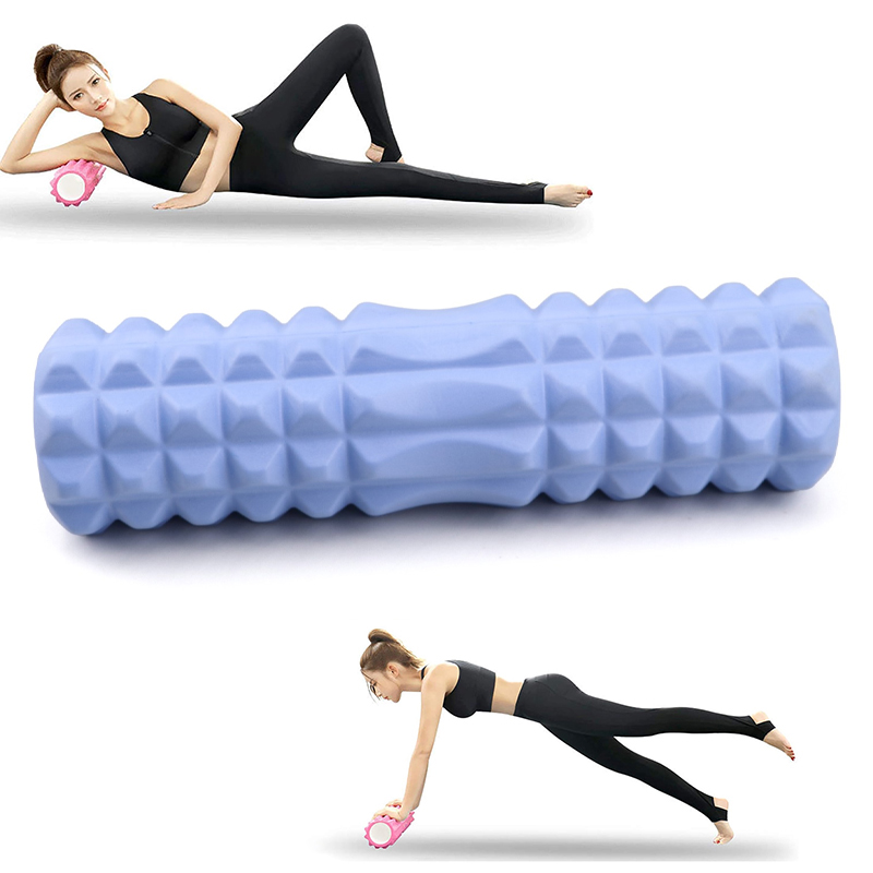 EVA Yüksək Sıxlıqlı Köpük Rolik Fiziki Müalicə Məşqləri üçün Silinder ...