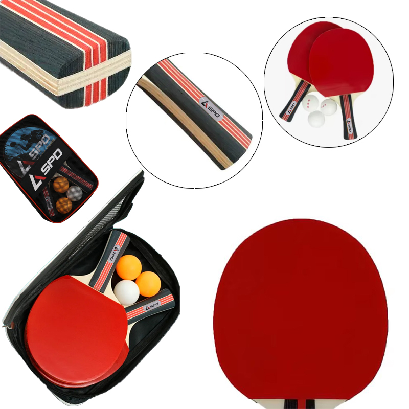 Table Tennis Racket Set Up Professional ASPO Table Tennis Racket Custom Design Durable Tennis ...