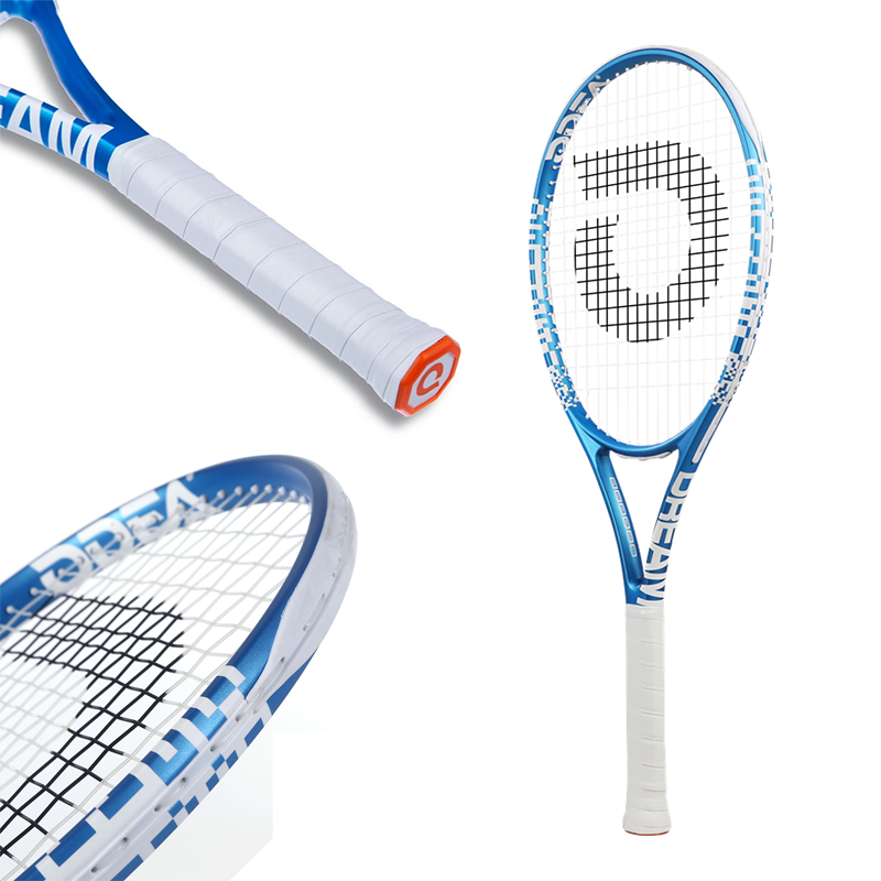 Tenis Racket Blue ODEA Dream Advanced Tennis Racket for Adults Blue Color Special Design ...