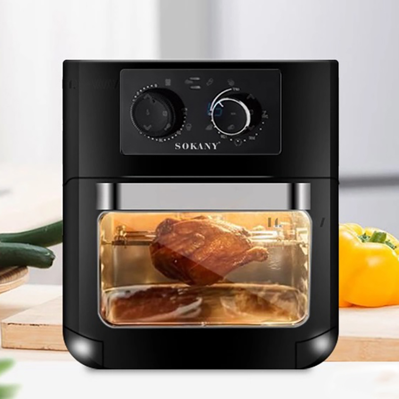 Large Capacity Sokany Electric Air Fryer 10L With Non-Stick Pan 90-200℃  Professional Multioven Air Fryer 1700W