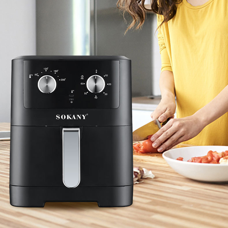 Sokany Multifunction Digital Air Fryer 8L Capacity Air Fryer with Removable  Oil Container 2400W