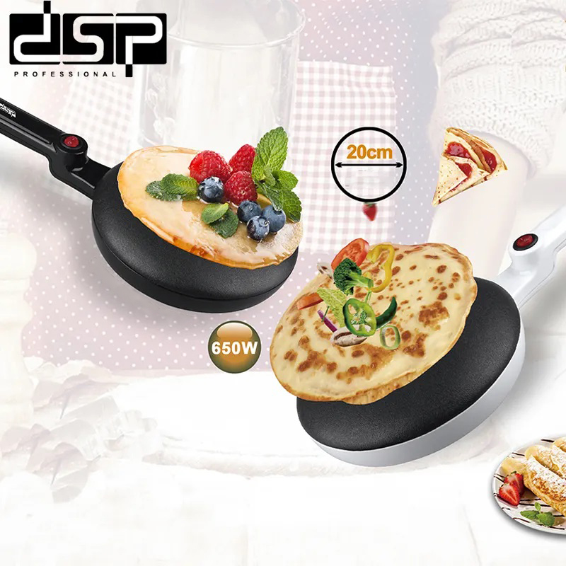 220V 650W Electric Pancake Machine Handheld Pancake Maker Non-Stick Griddle  Baking Pan Cake Pizza Machine