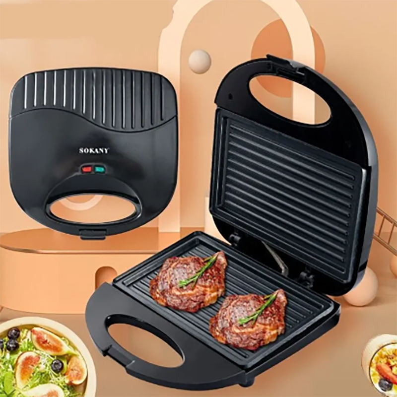 Sokany Electric Grill Sandwich Maker SK-116 Special Non-Stick Coating  Professional Thermostat Controlled Toaster Grill Maker Sandwich Maker