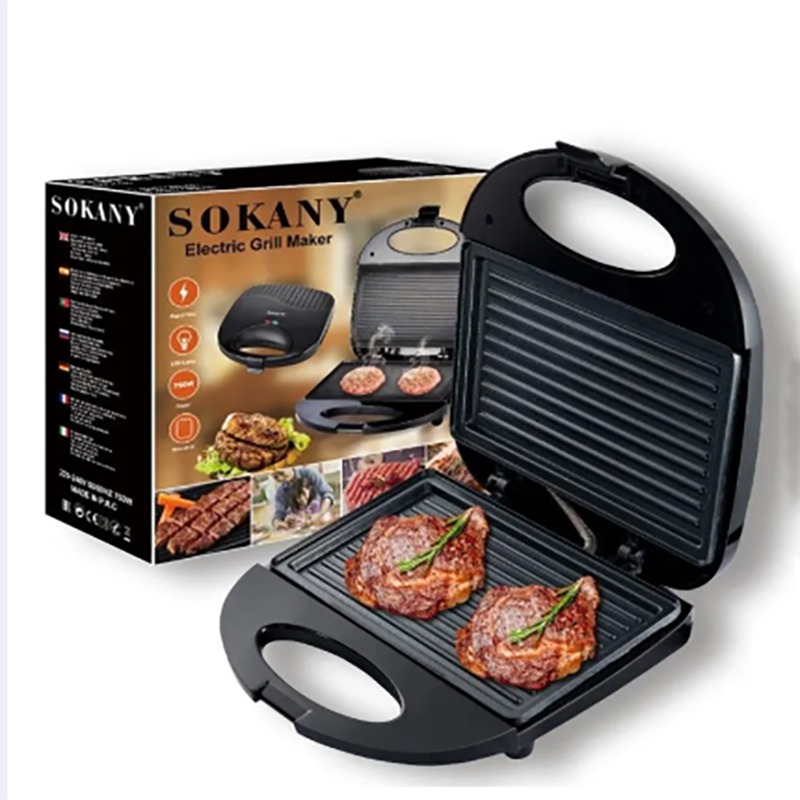 Sokany Electric Grill Sandwich Maker SK-116 Special Non-Stick Coating  Professional Thermostat Controlled Toaster Grill Maker Sandwich Maker